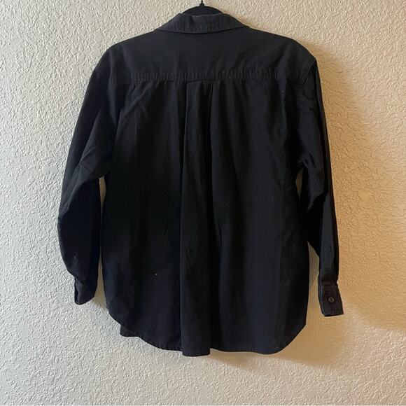 Gitano Vintage Black Embellished Beaded Top Size Large - Picture 6 of 8